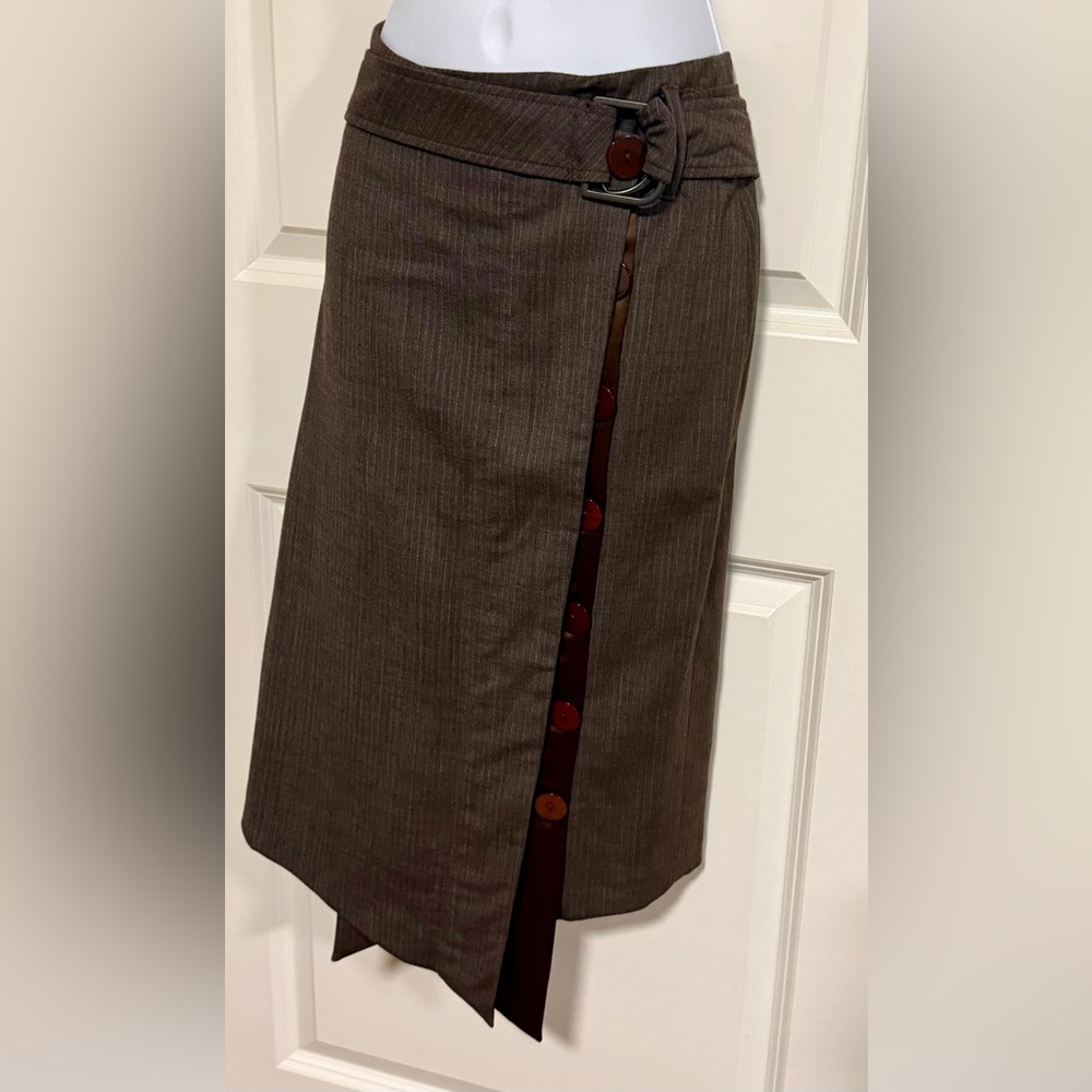Jean Paul Gaultier Brown Asymmetrical Skirt